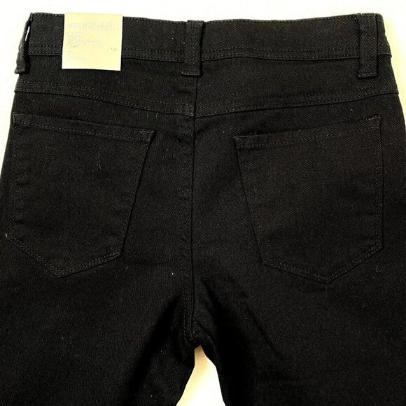 Wet Seal Second Skin Jegging Jeans Jr Womens size 3 short Black Stretch Denim - Picture 4 of 10